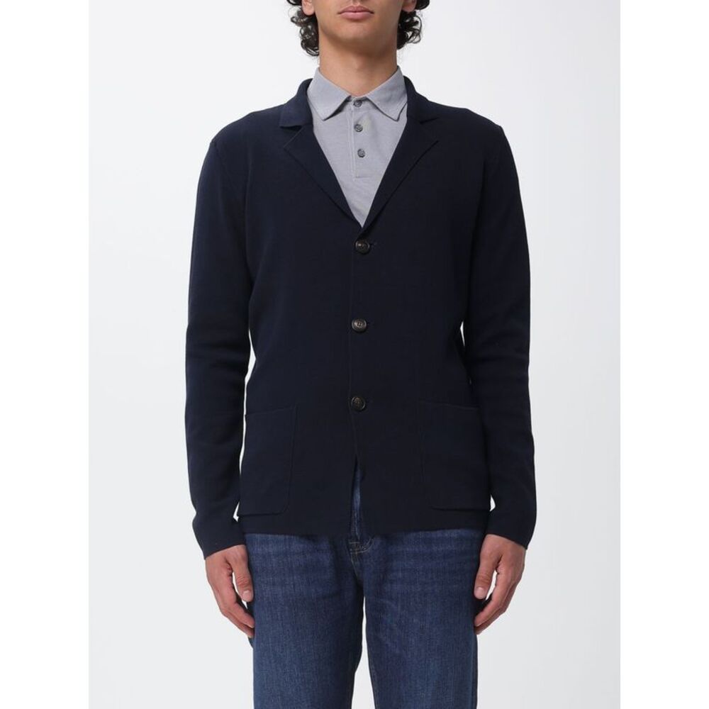 Zanone Sweater Men Blue